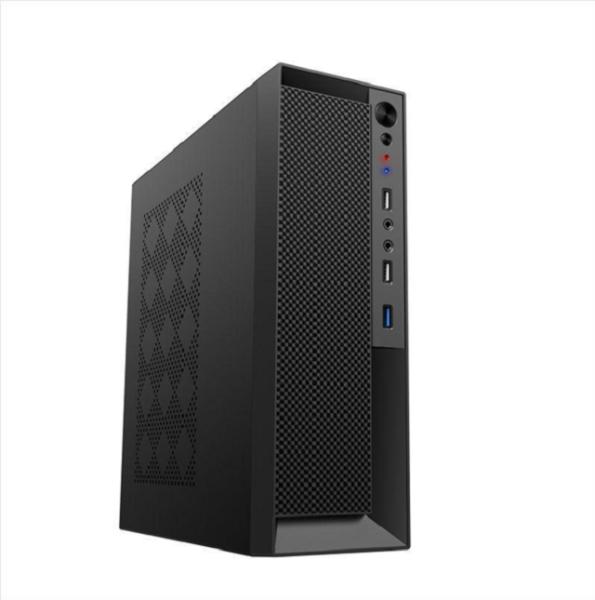 マイクロATX/ITXコンピュータケース,TFX/TFLX電源をサポート,1HDD+2SSD,最大245mmVGAカード,0.5mmSPCC+SECC,ブラック