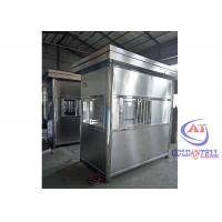 China Full Stainless Steel Modular Ticket Booth Air Conditioner Configuration Near Sea Use on sale