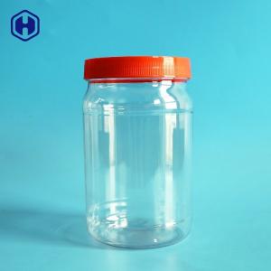 Leak Proof 850ML 28 OZ Clear Plastic Jar For Milk Candy Snacks