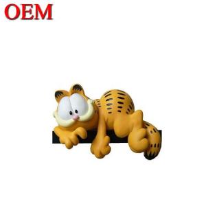 Manufacturer OEM Plastic Lazy Cat Toy Figure For Play Custom PVC 3D Anime Cartoon Injection Art Plastic Vinyl Toys