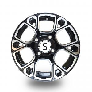 Shu-Ran Exclusive 12 Inches Golf Cart Machined/Glossy Black Wheels -25 Offset