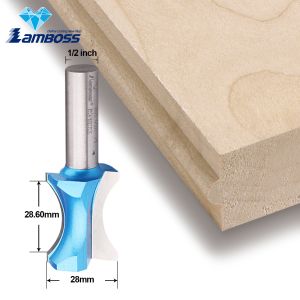 China Lamboss Corner Rounding Router Bit Convex Edge Router Bit 1/2  Bits de fin de broyeur CNC supplier