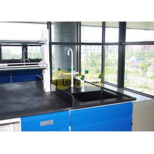 China Monolithic chemical resistant table tops / laboratory work benches supplier