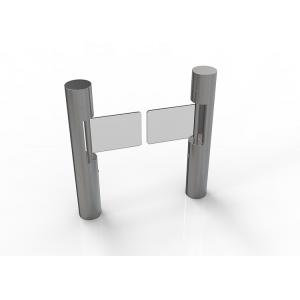 800mm Length Swing Door Turnstile RFID BLDC Bi Directional DC24V