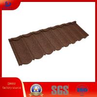 China 50years Warranty Roofing Materials Color Stone Chips Coated Steel Roofing Tile on sale