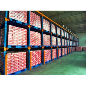 China Commande enduite par poudre dans le support de palette, défilement ligne par ligne en acier durable de palette supplier