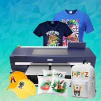 China Multifunctional 17 inches DTG printer WITH EPSON I3200*3 on sale