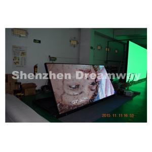 China DIP P10 Outdoor LED Signs 2.88 by 1.28 m Screen Size Steel Cabinet supplier
