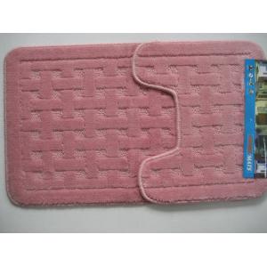 China Custom safety towel pink Microfiber Bath Mat rugs 42 x 48 for hotel MBM-004 supplier