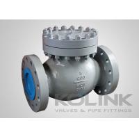 China Bolted Cover Piston Check Valve Cast Steel Spring Loaded Lift Disc on sale