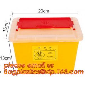 1L 2L 4L 6L plastic round medical disposable sharps bins, plastic disposables sharpes container /sharpes bin for medical