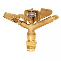 China 3/4 Inch 360 Gear Drive Brass Garden Impact Water Sprinkler Agriculture Irrigation on sale