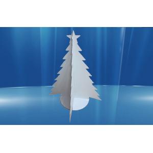 China Advertising Promotional Cardboard Display Model with Christmas Tree Shape supplier