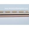 China Anti Corrosion Aluminium Round Edge Tile Trim In Polished Rose Gold wholesale