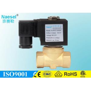 12mm Orifice EMC Solenoid Valve , Brass / Stainless Steel Solenoid Pressure Relief Valve