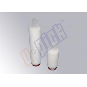 China 0.01 μM PVDF Membrane Filter / PP Pleated Filter Cartridge For Air Filtration supplier
