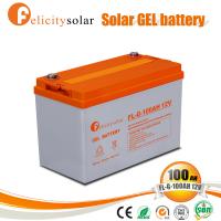 China Felicity Deep Cycle Solar Gel battery 12V 100Ah 200Ah 150Ah Rechargeable Lead Acid Battery For Solar System on sale