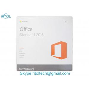 Genuine Microsoft Office 2016 Activation Key , Windows Office 2016 Key With DVD Media