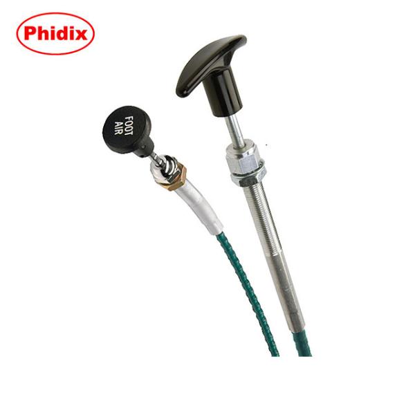 Non-Lock Push-Pull Control Head For Remote Engine Shutdown