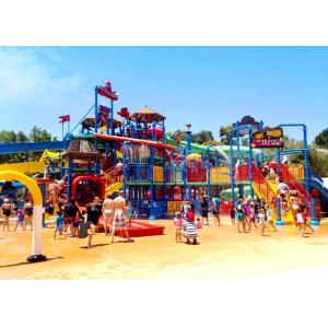 China Durable Water Playground Equipment FRP Pipe Pirate Ship Slide For Kindergarten supplier