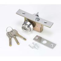 China Single Cylinder SUS201 Face Plate Glass Door Lock Aluminum Frame on sale