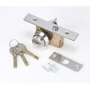 China Single Cylinder SUS201 Face Plate Glass Door Lock Aluminum Frame supplier