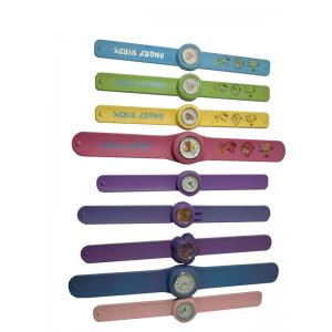 China Cheapest Wholesale Kids Silicone Slap Watches supplier