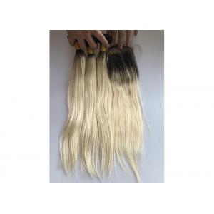 China Straight 100% Brazilian Virgin Hair With Closure Soft And Healthy supplier