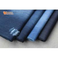 China Dark Blue Clothes Coated Stretchy 12oz 100 Cotton Denim Fabric By The Yard on sale