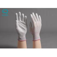 China Multiple Sizes Cleanroom Gloves 13 Gauge Seamless Fiber Material on sale