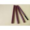 Slim Brown Waterproof Eyebrow Pencil Tube Custom Designs ABS Material