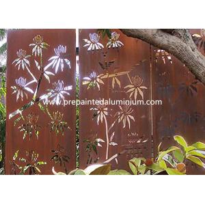 High Strength Laser Cut Corten Steel For Sculpture Decoration and Curtain Wall