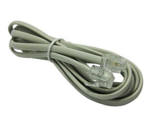 2m Grey Telephone Cable