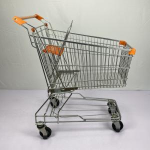 Asian Style 125L Conventional Metal Handcart Chain Supermarket Warehouse Trolley With High Sales Volume