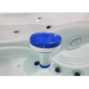 Floating Spa Hot Tub Dispenser for 1 Inch Bromine or Chlorine Tablets, Premium Adjustable Chemical Floater, 13 Settings