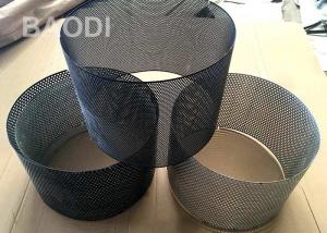 China Powder Coated Round Hole Steel 3.5mm Perforated Metal Tube wholesale