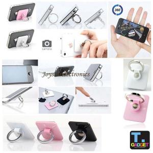 China Universal Cell Phone Sticky Finger Ring Tablet Mobile Phone Holder 360 Degree Rotation supplier