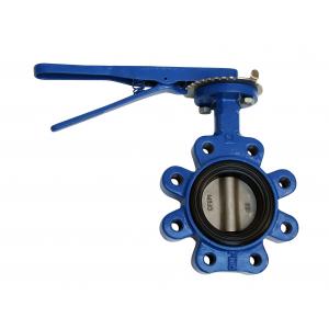 Professional DN80 Wafer Lug Butterfly Valve Precise Geometric Size