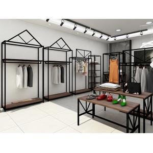 China Professional Retail Clothing Display Units Steel Display Shelves For Women Clothing Store supplier