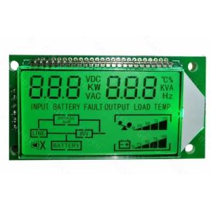 China BBI 7 Segment LCD Display TN Positive LCD Display PIN Connect For UPS on sale