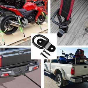 China Heavy Duty D-Ring Tie Down Anchor with 1" × 1-3/8" Inner Clearance and 2-1/4" × 3/4" Mounting Bracket for Secure Cargo Fastening wholesale