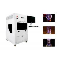 China White 3D Crystal Laser Engraving Machine  For Crystal And Glass Engraving on sale