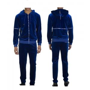 Velour Sweatsuit Mens Sports Tracksuits 2019 New Stylish Design Quick Dry