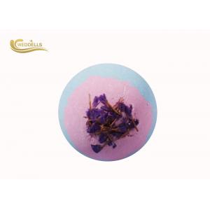 Dried Petal Bath Bomb Bathroom Set Color Customized With Relaxing Music