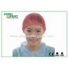 PP Nonwoven Colorful Disposable Scrub Caps / Mens Surgical Caps