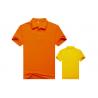 Men Colorful 100% Cotton Polo Shirts With Heat Transfer / Silk Screen Print Logo