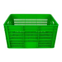 China Highly Durable Collapsible Chicken Cages Plastic Transport Crate for Poultry Farms on sale