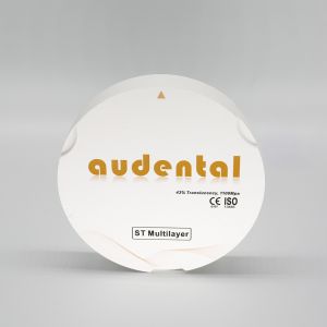 China 680Mpa zirconia block With 49% Translucency Smooth Surface Vita 16 Color supplier