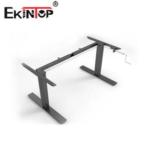 Modern Ergonomic Electric Height Adjustable Desk Metal Material For Officeworks