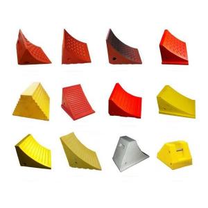 Low Noise Lightweight PU Wheel Chock Blocks , Low Temperature Resistance